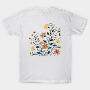 Wild Flower, Vintage Flower T-Shirt